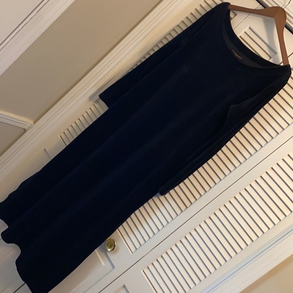 {VTG} Donna Karan Intimates Velour House Dress
